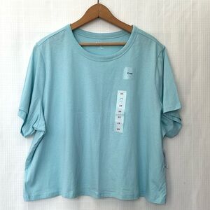 NWT Old Navy Aqua Crop Top